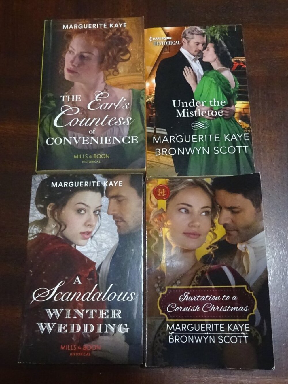 Marguerite Kaye Historical Regency Romance Signed Paperback Books Lot of 4